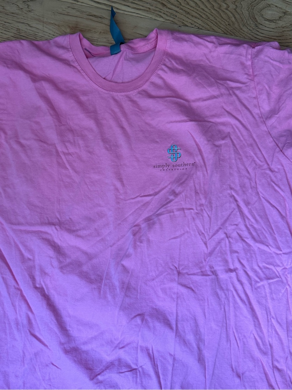 Simply Southern Pink Beach Graphic Tee with Cowboy Boots - Picture 2 of 3
